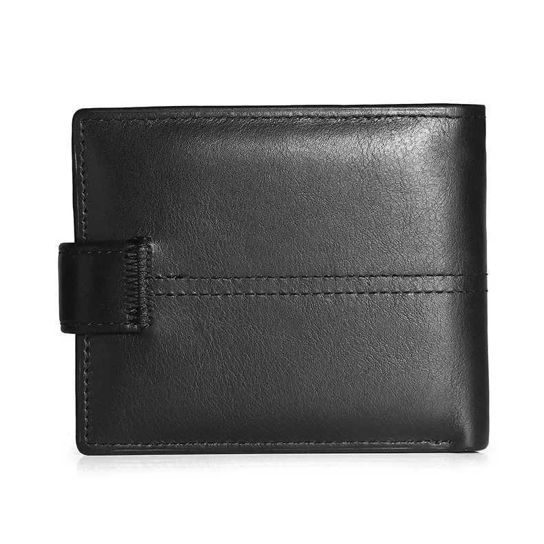 Rfid leather mens wallet with coin pocket designer USD mens leather wallet with Rfid Z250411