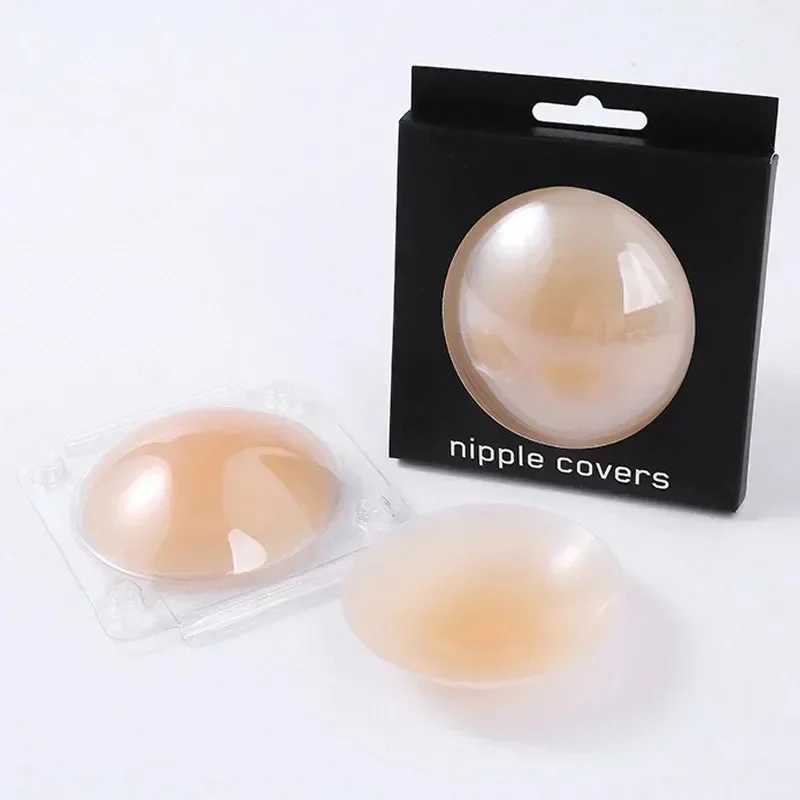 No-glue Solid Nipple Covers Invisible Bra Thin Anti-protrusion Warm Sensation Anti-exposure Chest StickersXJ241024
