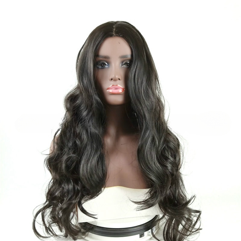 New wig women's chemical fiber long curly hair set African big wave wig full head shape