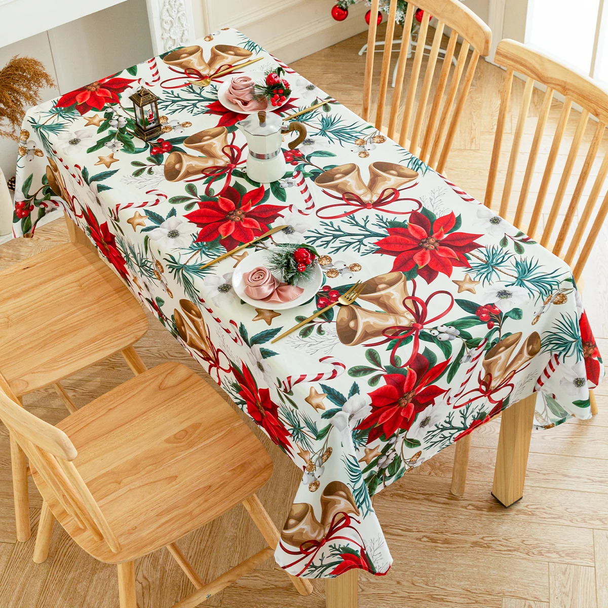 1 Christmas Golden Bell Table 241024