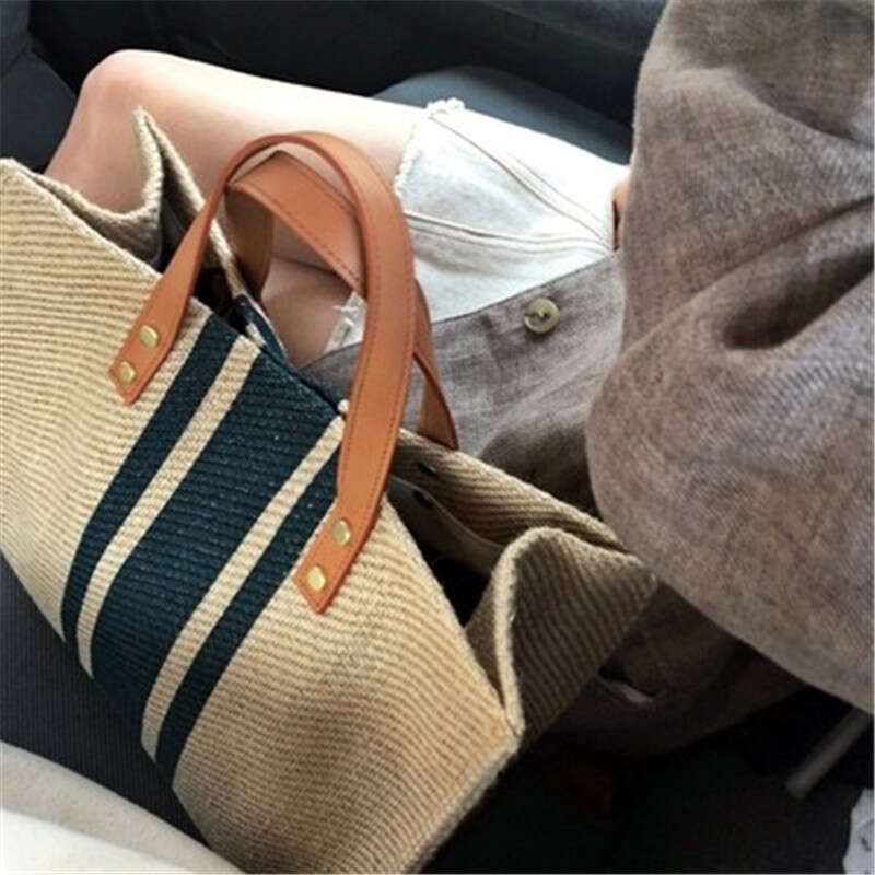 Designer Bag NEW Woman Bag Women Handbag Straw Bag Big Bags For Woman 2024 New Color Matching Weaving BigHandbag Fashion Sexy Casual tote bag purse lu