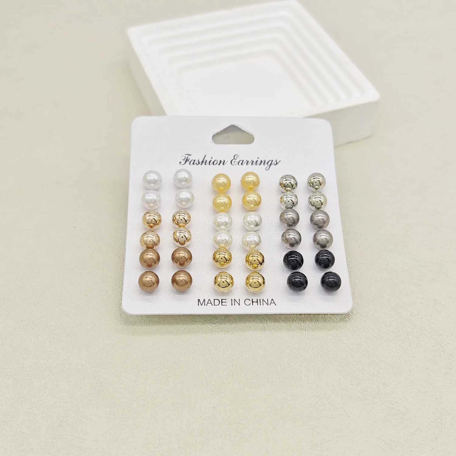 36pcs European and American Hot selling Pearl Earnail Set with Retro and Minimalist DesignX241023