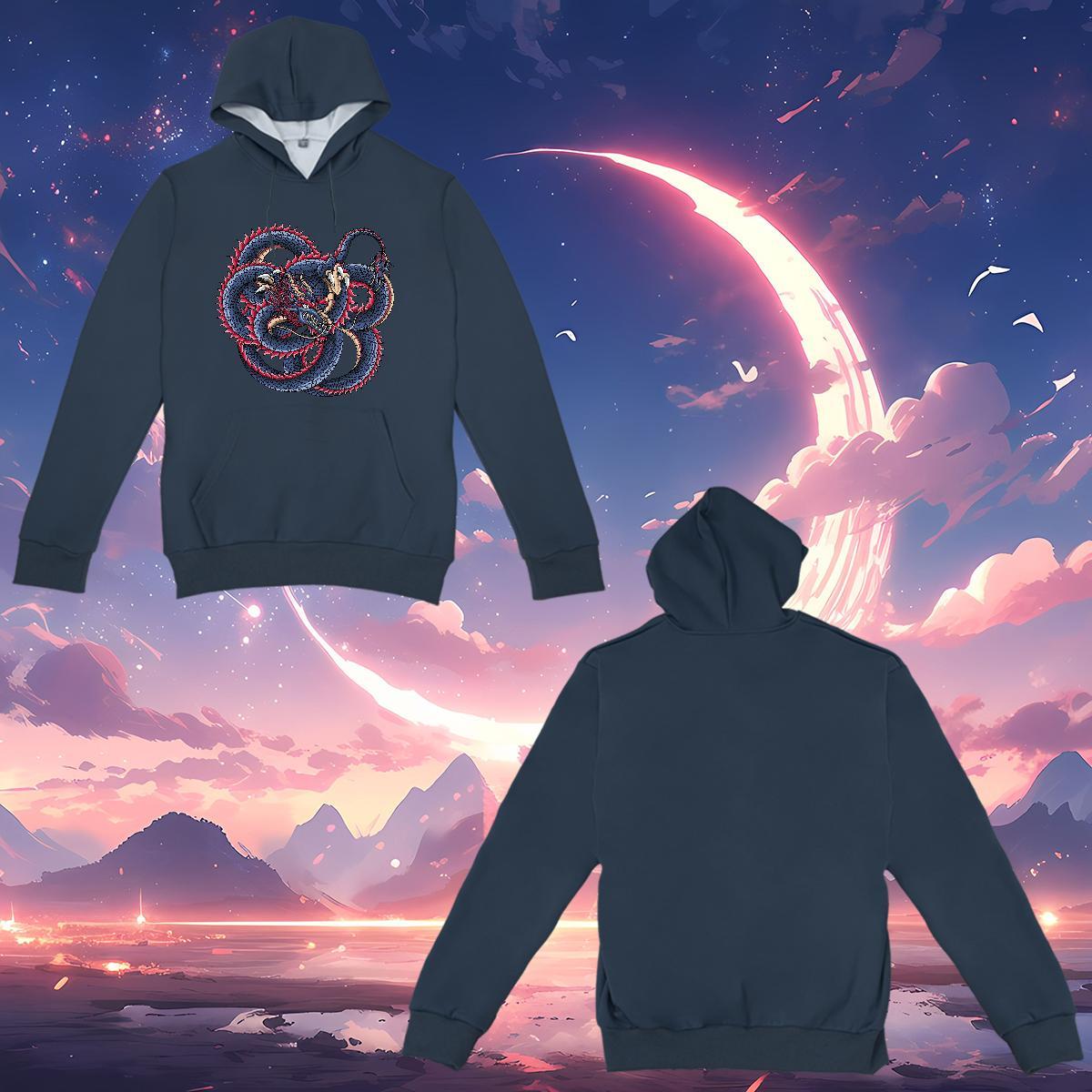 Factory Direct Unisex Sweatshirts Custom Printing Loose Men Tops Hoodie Top Pullover Hoodie Daily Outfit Thick Plush Breathable Drawstring Hoodie