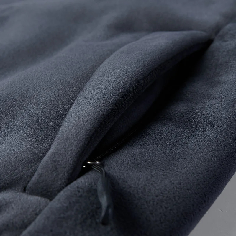 Mens thick wool hooded 2-piece jacketpants sports sweater casual sweater 241024