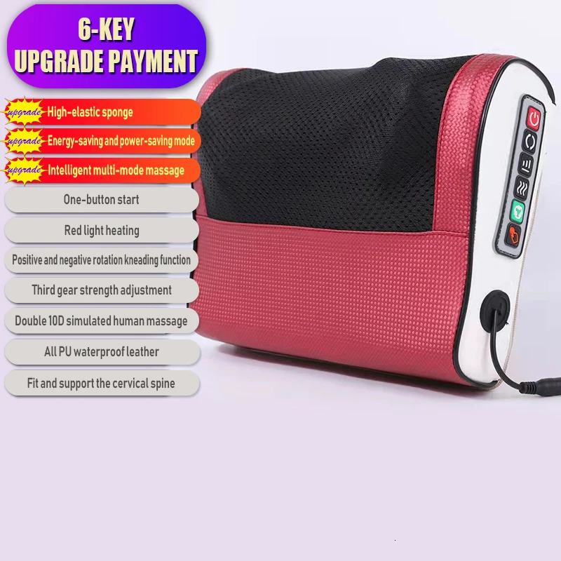 2024 Electric Neck Massager Pillow Multifunctional Massage Device Health Relaxation 241024