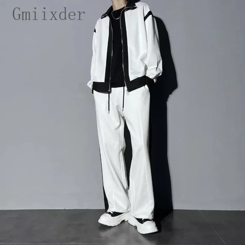 plush sportswear set for autumn and winter suitable for men women hip-hop elegant sportswear loose suit and casual sports two-piece set 241024