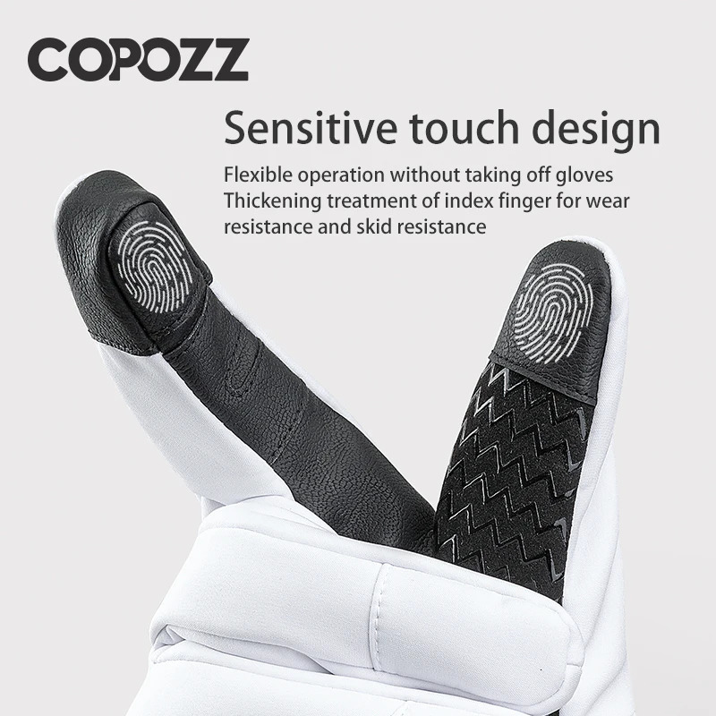 COPOZZ Winter Ski Gloves Hipora Diaphragm Thinsulate Snowboard Thermal Warm Touch Screen Skiing Men Women 241024
