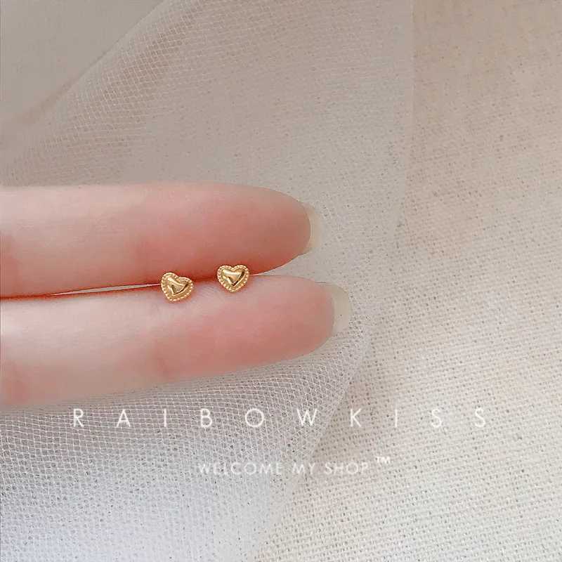Metal Gold Color Multiple Styles Small Stud Earrings for Women Korean Jewelry Fashion Daily Wear Teen Earrings Jewelry GiftX241023