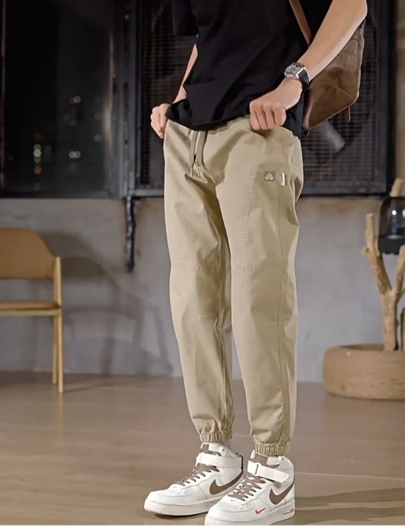 Work pants mens loose pants large summer thin mens multi pocket straight leg casual sports mens pants 241023