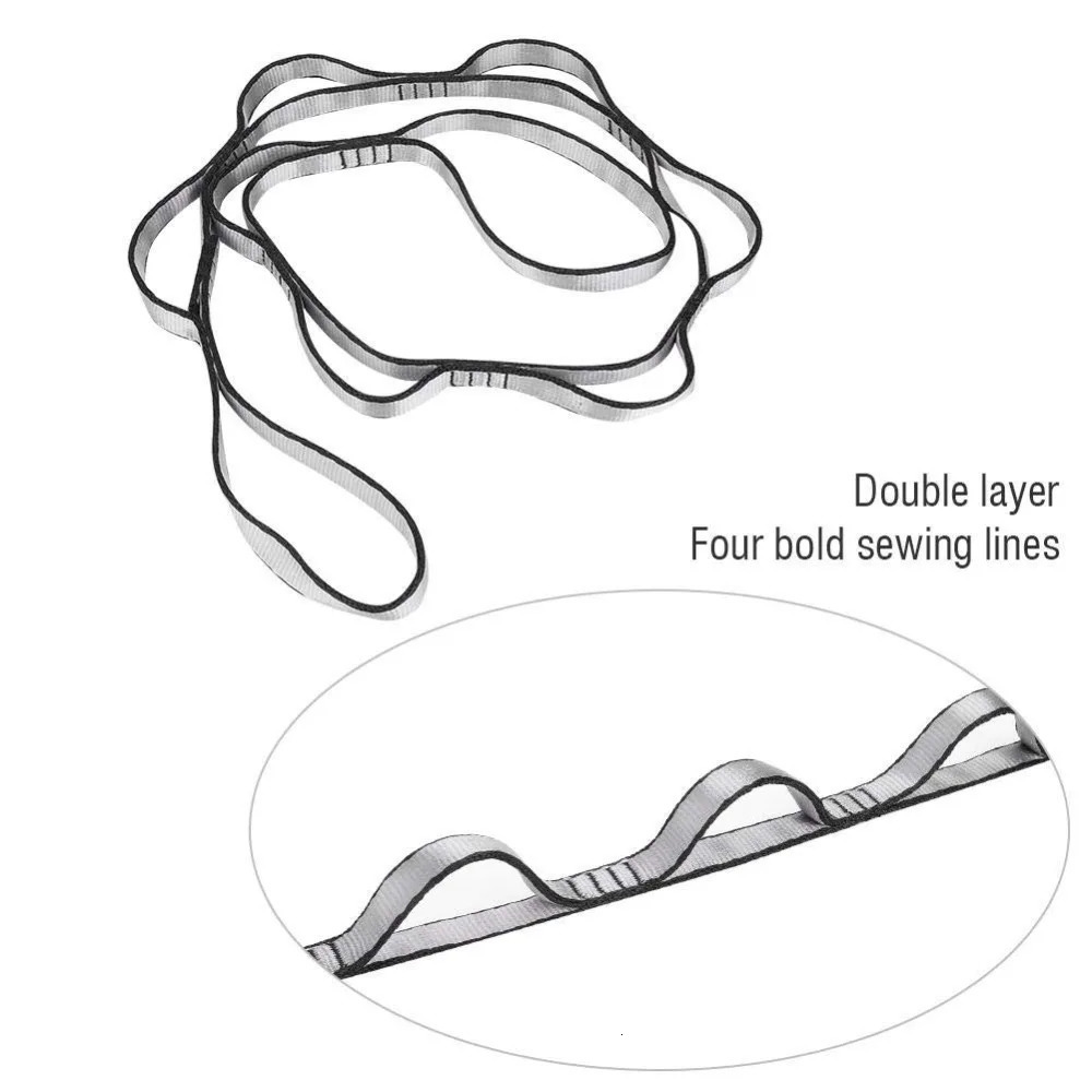 1 PCS Multifunction Yoga Belts Stretch Daisy Chains Straps Durable Adjustable for Outdoor ClimbingSwingYoga Hammock 241024