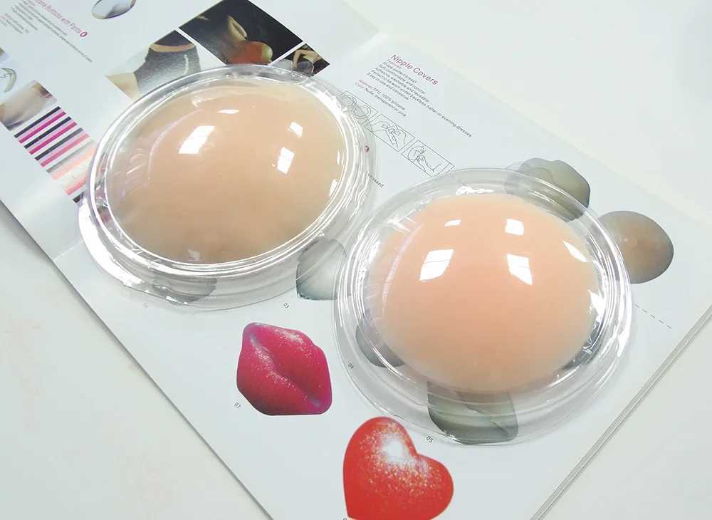 1 Pair Invisible Thin Non Adhesive Silicone Breast Patch Nipple Patch Cover Petals Stickers Seamless Silicone BraXJ241024