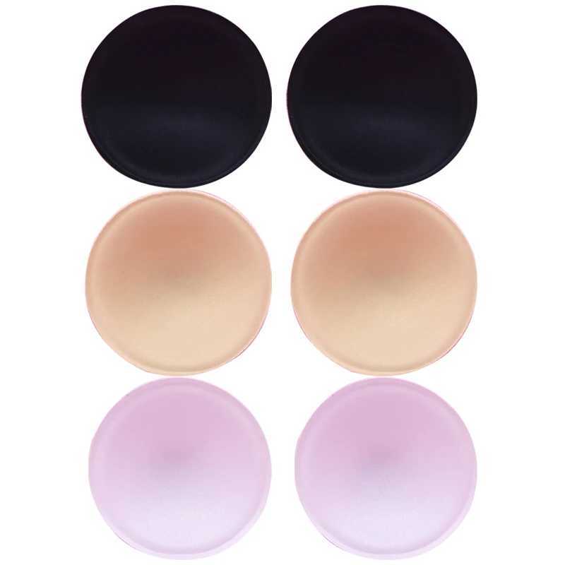 1/2pair Thick Sponge Bra Pads for Women Swimsuit Breast Push Up Breast Enhancer Removeable Bra Pads Inserts Cups Bra AccessoriesXJ241024