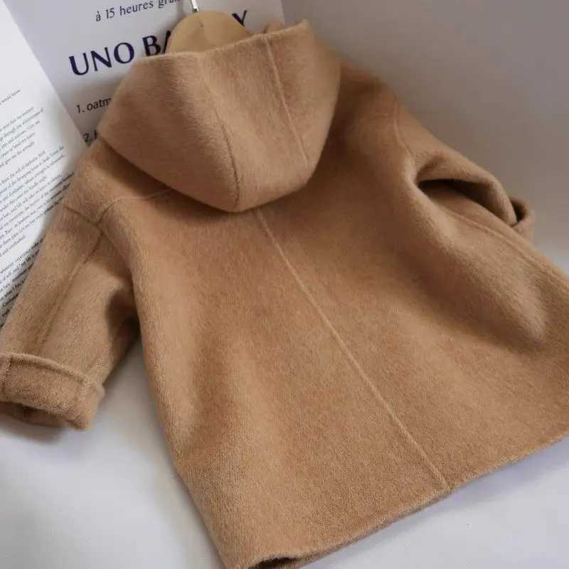 Womens wool jacket windproof jacket 2023 Beau warm thick winter cotton Par Plus size childrens clothing W241023