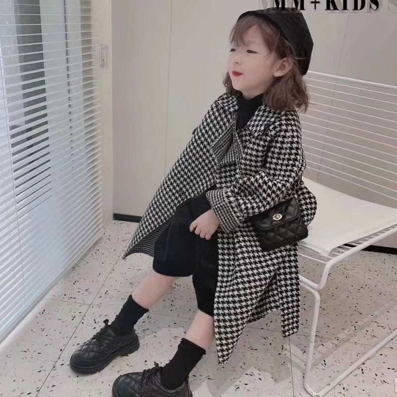 Womens wool coat jacket cotton coat windshield 2023 long warm thick velvet winter autumn youth clothing W241023