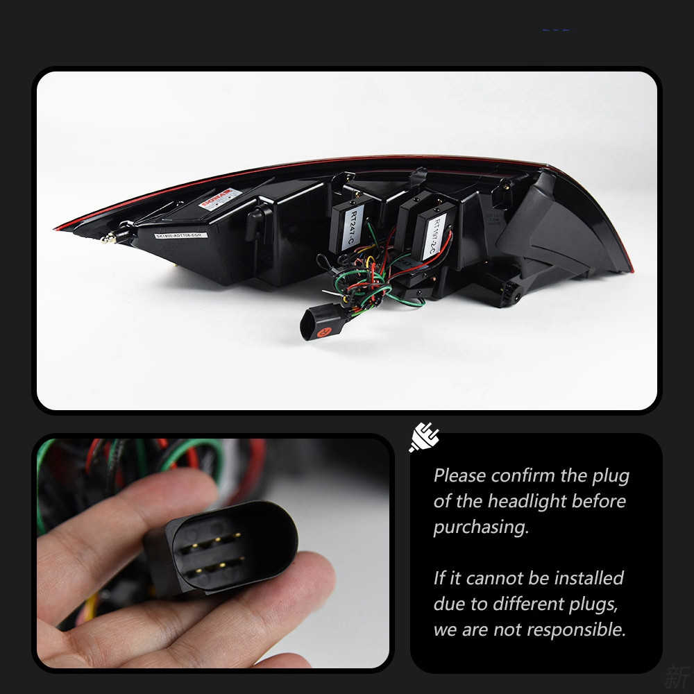 Taillights for AUDI TT 2006-2013 animation rear brake lamp Dynamic Signal Automotive Accessories