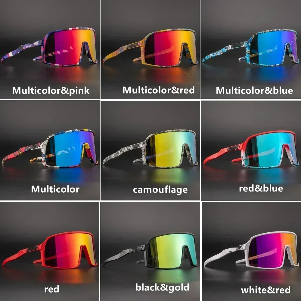 Mountain Bike Glasses Mens UV400 Sunglasses Professional Outdoor Sports Goggles Hiking Camping Polarized Glasses 241024bj