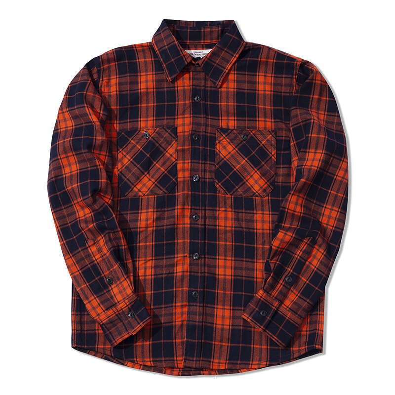 Autumn Winter New Style Top Casual Heavy Thick Plaid Shirt AMEKI Long Sleeve Men's Overalls Outdoor Trekking Climbing Clothing