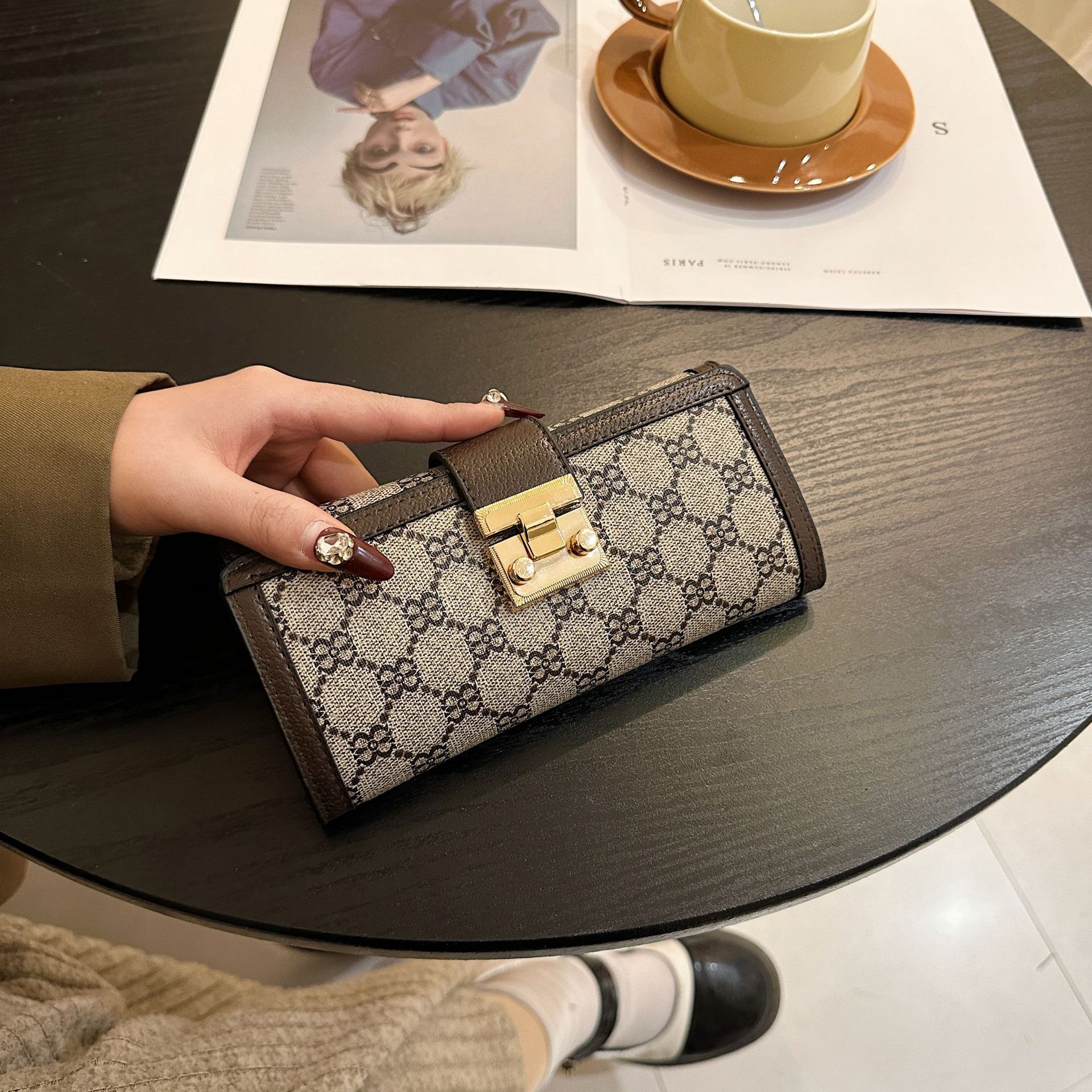 Ladies' Classic Long Short Multi Card Versatile Handheld Wallet New Free Delivery Designer Bag