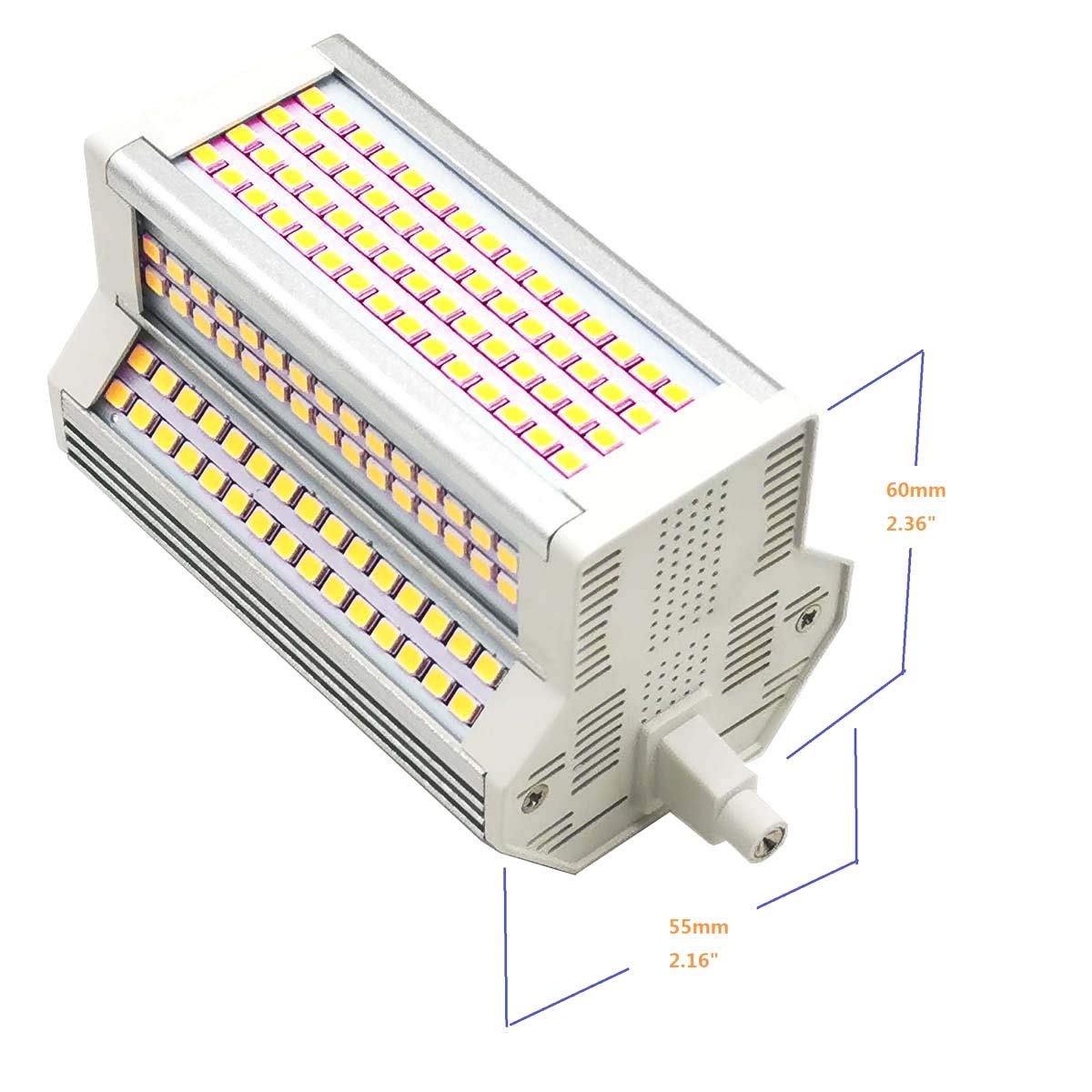 R7S LED Bulb 50W Warm Light Dimmable 3000k Double Ended J118 5000LM Equivalent 500W Halogen Floor Standing Lamp