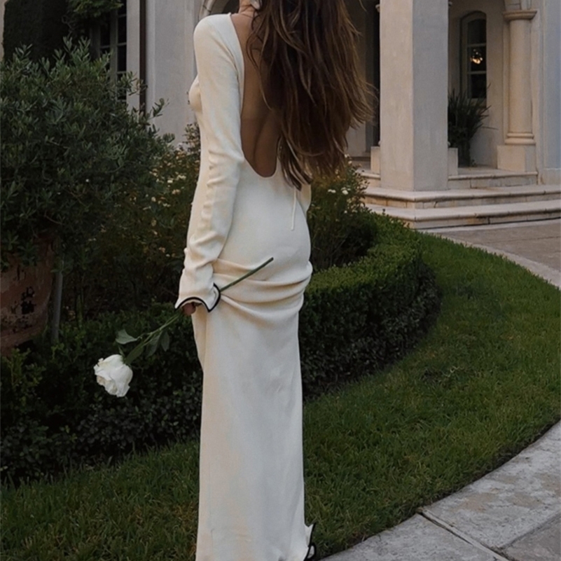 TARUXY Autumn Knitted Mini Dress For Women Fungus Contrast Color Slim Sweater Elegant Female Party Clothes Long Sleeve 241007