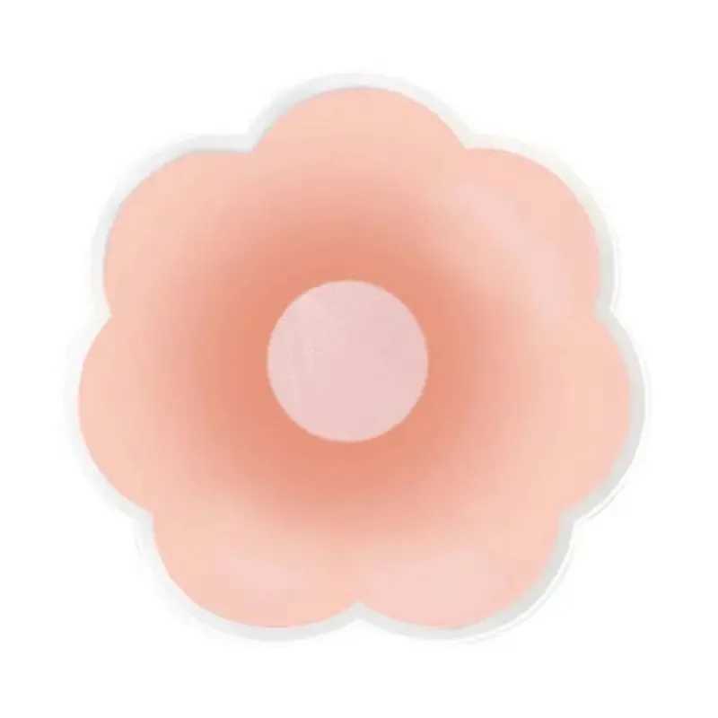 1 Pair Silicone Up Bra Sticker Waterproof Nipple Cover Lift Adhesive Invisible Bra Breast Pasty Women Chest Petals Reusable BrasXJ241024