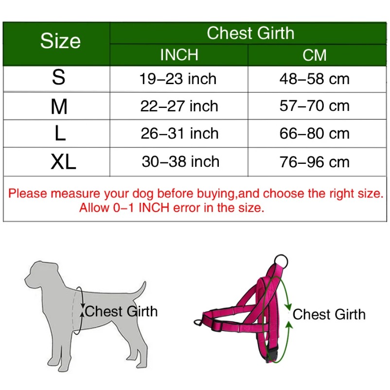 Dog Collars Harness Easy on And Off Adjustable Medium Large Dogs Reflective No Pull Training Vest for Pet Dogs Walking Harness
