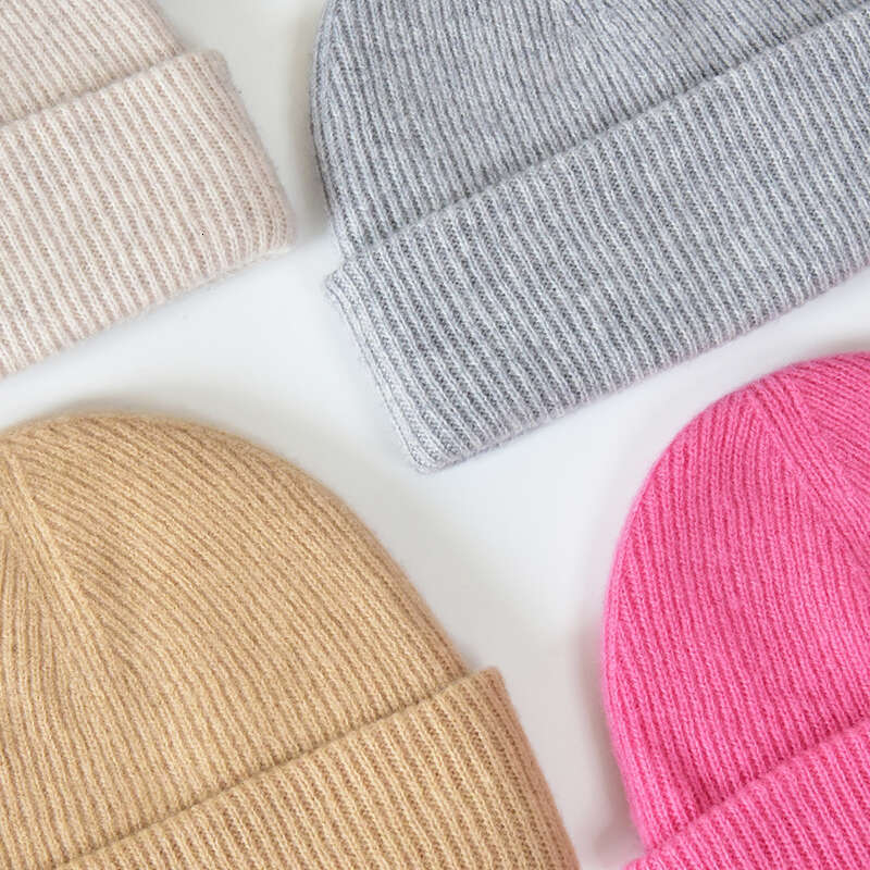 for Knitted Cashmere Skull Winter classi Hats Beanies s 100% Womens Cuff Custom Beanie with Wool Women Merino go Cahmere Hat carf clai Cutom scarf des