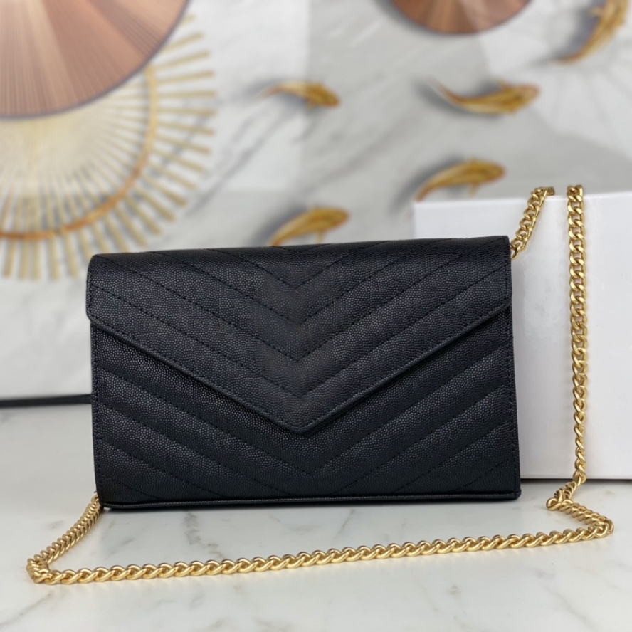 Fashion Designer Woman Bag Women woc Shoulder bag Handbag Purse Original Box Genuine Leather cross body chain high grade quality crossbody bags yb59