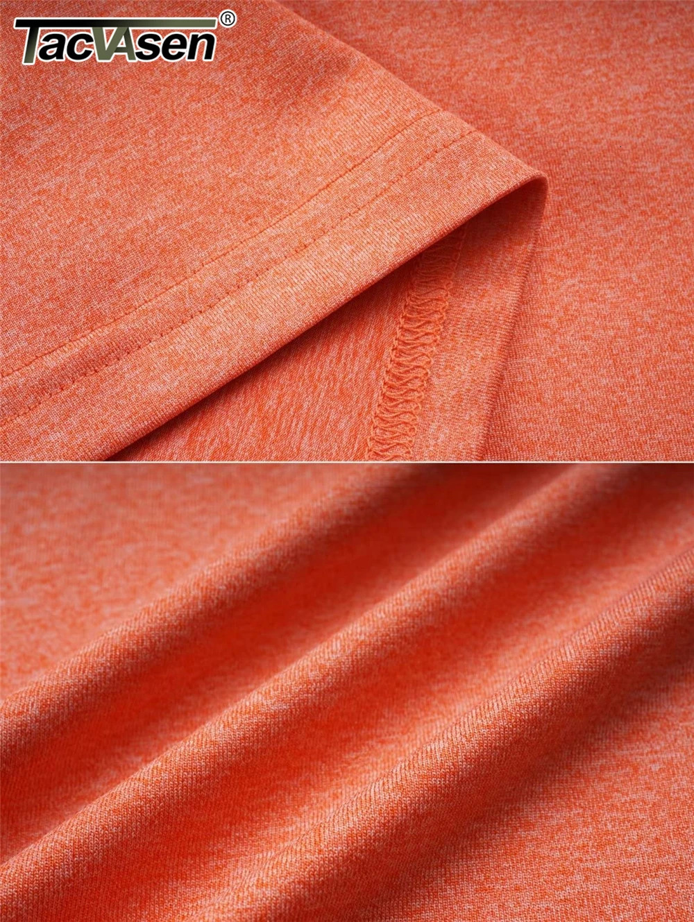 TACVASEN UPF 50Sunscreen Hoodie Mens Long Sleeve T-shirt Lightweight and Quick Drying Pulling Casual Fishing T-shirt 241024