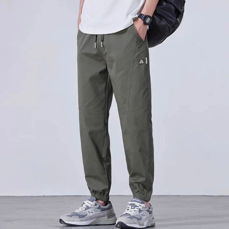 Work pants mens loose pants large summer thin mens multi pocket straight leg casual sports mens pants 241023