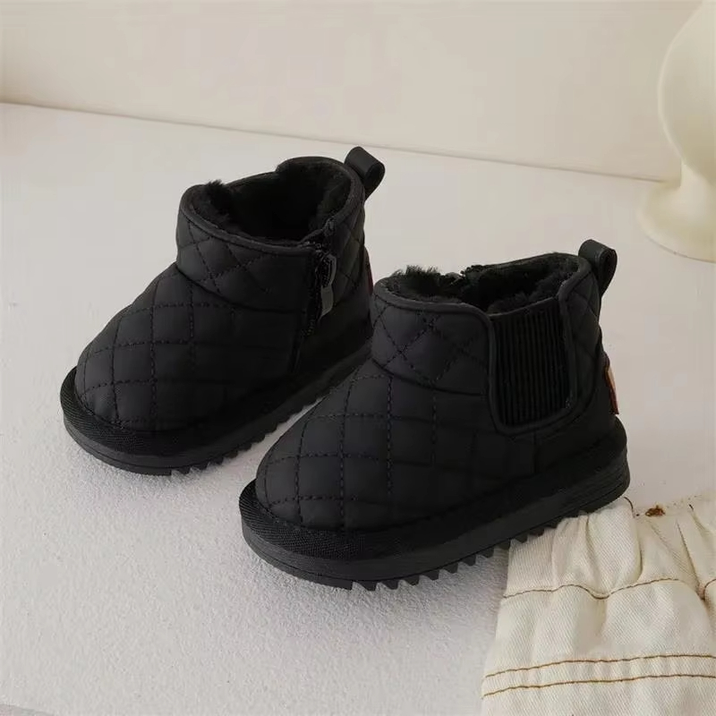 Autumn/Winter Baby Childrens Warm Ankle Super Warm Girls Boys Shoes PU Leather Childrens Fashion Toddler Children's Snow Boots