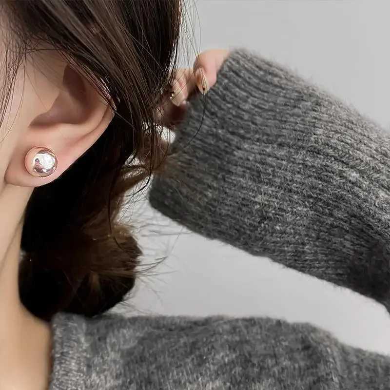 Mermaid Imitation Pearl Stud Earrings for Women Girls 10/12/14mm Delicate Elegant Pearl Earrings Jewelry GiftsX241023