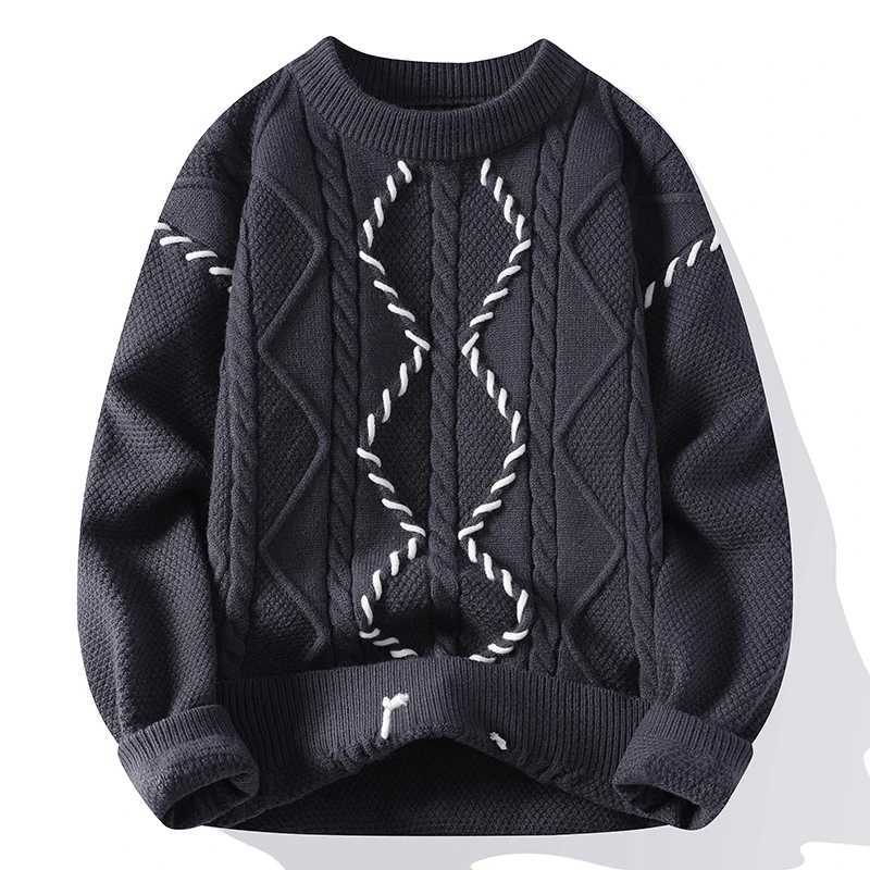 2024 Brand Sweater Fall Winter Knitted Pullover High End Fashion Soft Warm Mens Cashmere Sweaters Luxury Men Casual Loose Jumper LX241024
