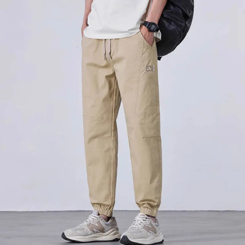 Work pants mens loose pants large summer thin mens multi pocket straight leg casual sports mens pants 241023