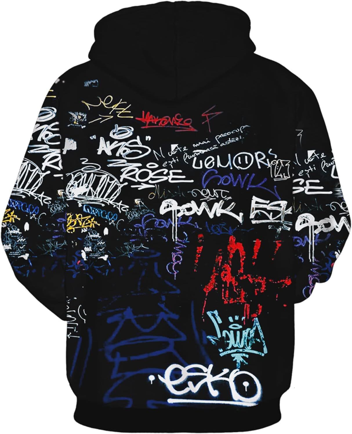 Hoodie for Mens Womens Mens Hoodies Novelty 3D Funny Printed Dream fashion dazzle Hoodie Sweatshirts with Pockets Graphic Hoodies sweatshirt Pullover 