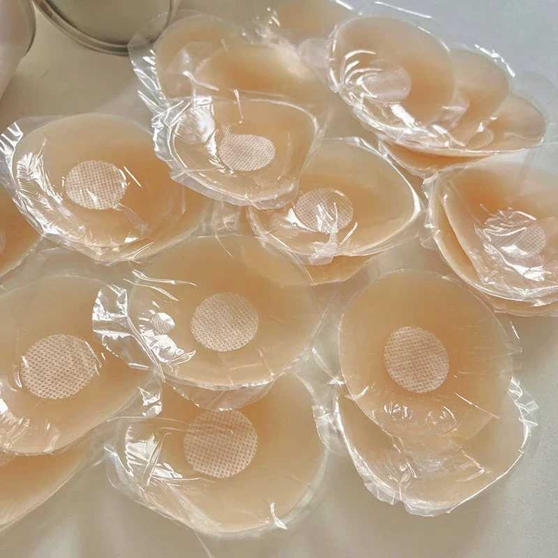 Invisible Silicone Nipple Cover 12/36Pcs Box Set Women Self Adhesive Chest Paste Bra Sticker Strapless Girls Reusable Patch PadsXJ241024