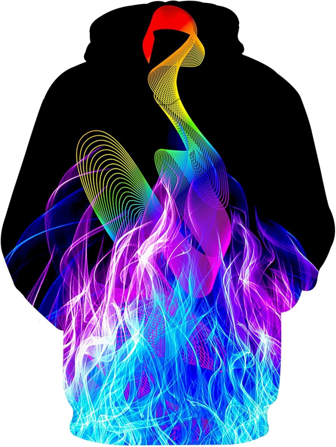 Hoodie for Mens Womens Unisex Mens and Womens Novelty Hoodies 3D Fashion Digital Fashion trends cool Print Pullover Hooded Sweatshirts with Pockets Gr