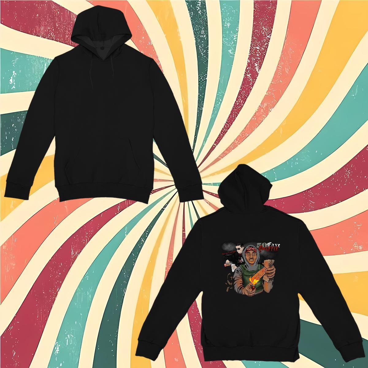 New Arrival Mens Hoodie Cartoon Printing S-3XL Warm Men Clothes Hoodie Tops Pullover Hoodie Hip Hop 350g Cotton Breathable Drawstring