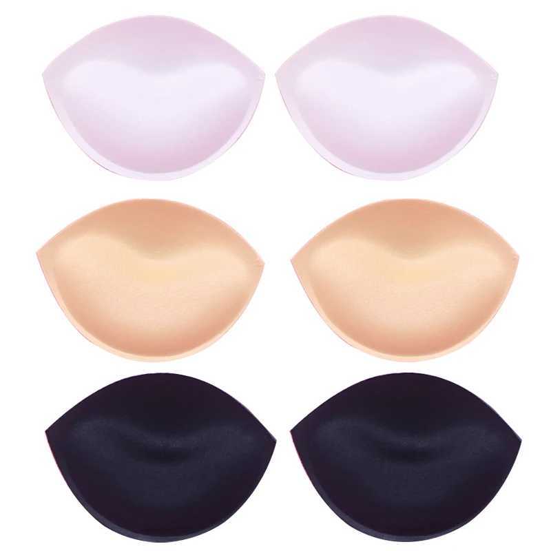1/2pair Thick Sponge Bra Pads for Women Swimsuit Breast Push Up Breast Enhancer Removeable Bra Pads Inserts Cups Bra AccessoriesXJ241024