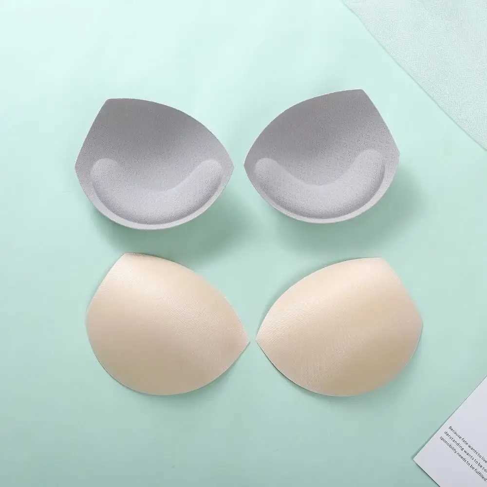 Non-slip Women Thin Push Up Convenient Insert Sponge Pads Foam Triangle Breast Enhancer Chest Pads Bra AccessoriesXJ241024