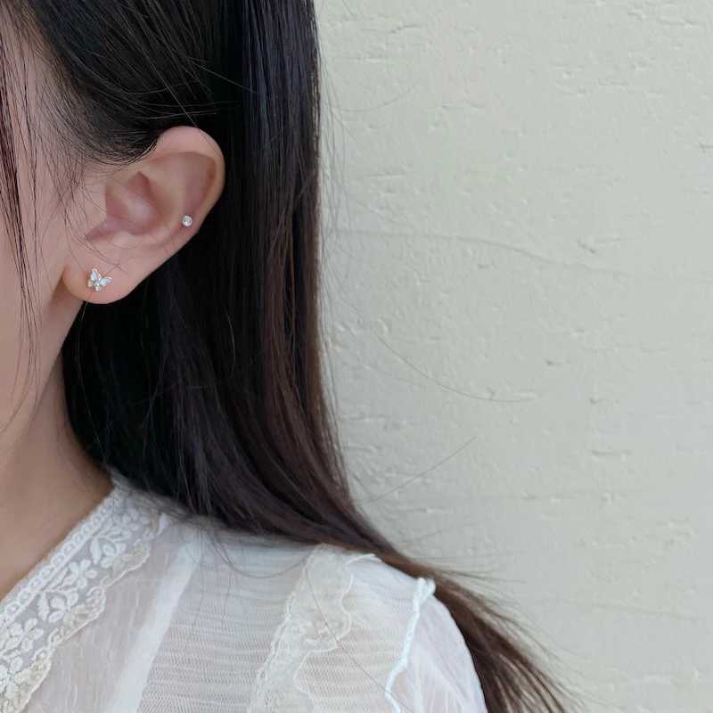 1 set of fashionable and exquisite pearl stud earrings set simple and cute Korean style small stud earrings suitable for womens party jewelry gifts W2