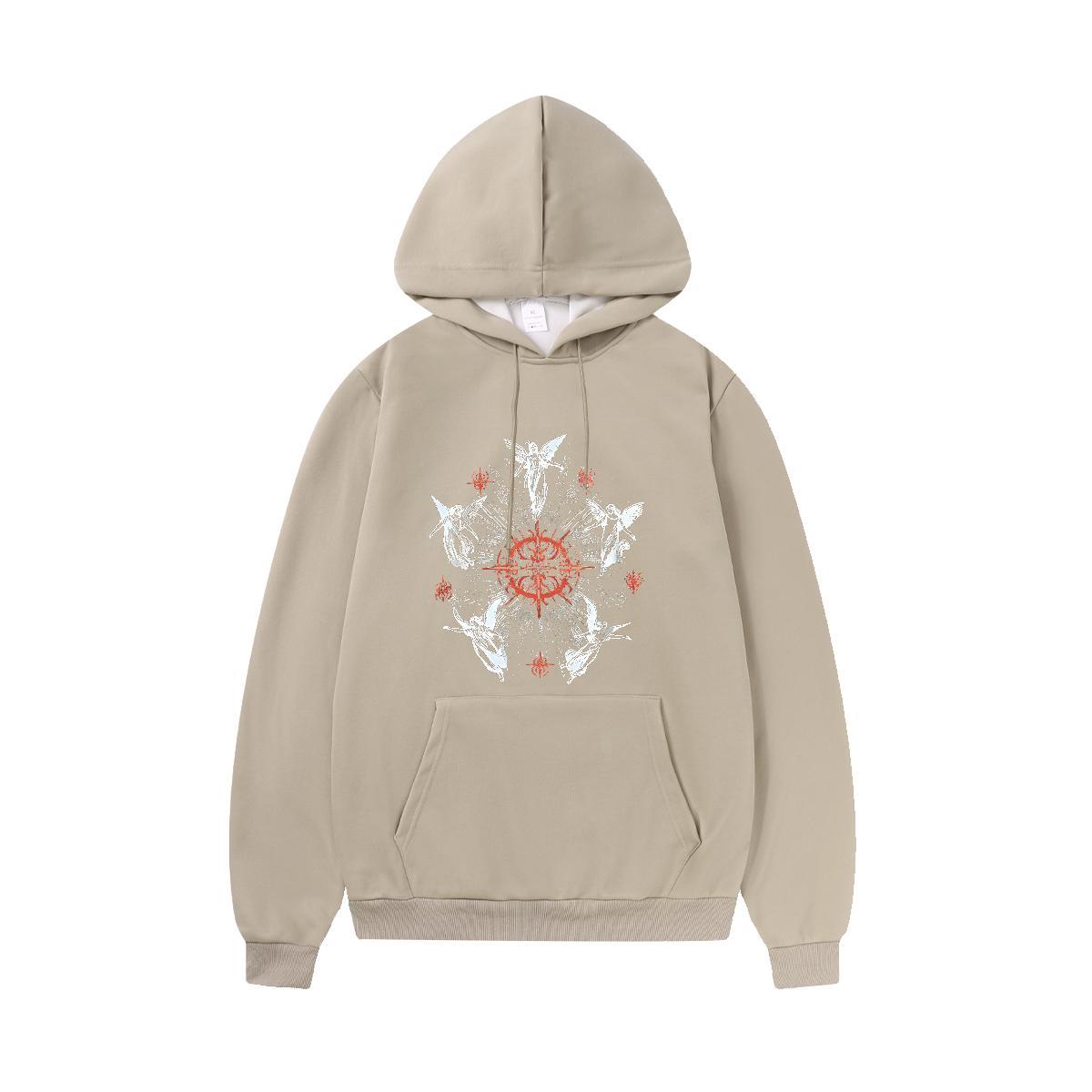 Stylist Men Sweatshirt hoodie Drawstring Long Sleeve Cool Design Mens Hoodie DIY Clothes Hoodie Hip Hop Tech Fleece