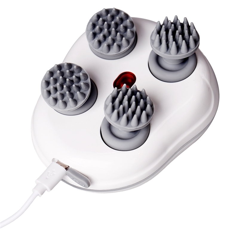 Head Scalp Massager for Red Light Promoting Hair Growth Kneading Vibration Soft Silicone Stress Relax Body Massage Health Care y241023