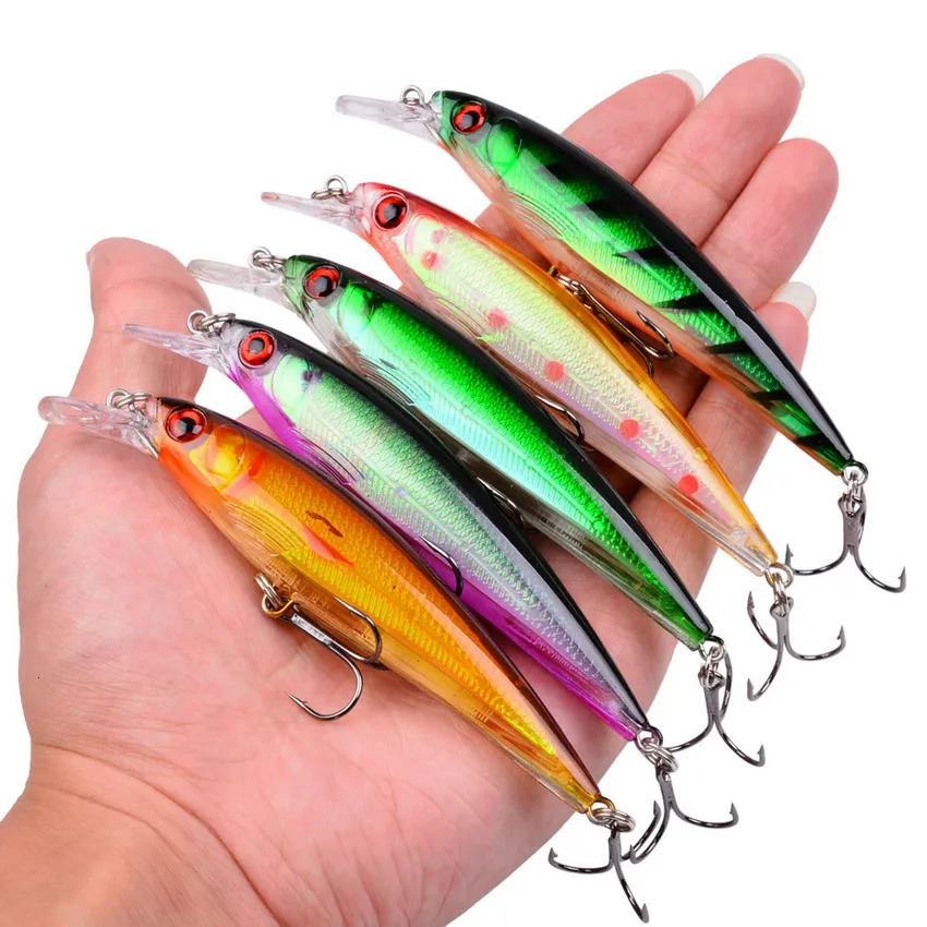 358 Pcs of Random Fishing Lure Set High Quality Swimming Bait Minnow Mini Crank Wobble Crankbait Artificial 241024