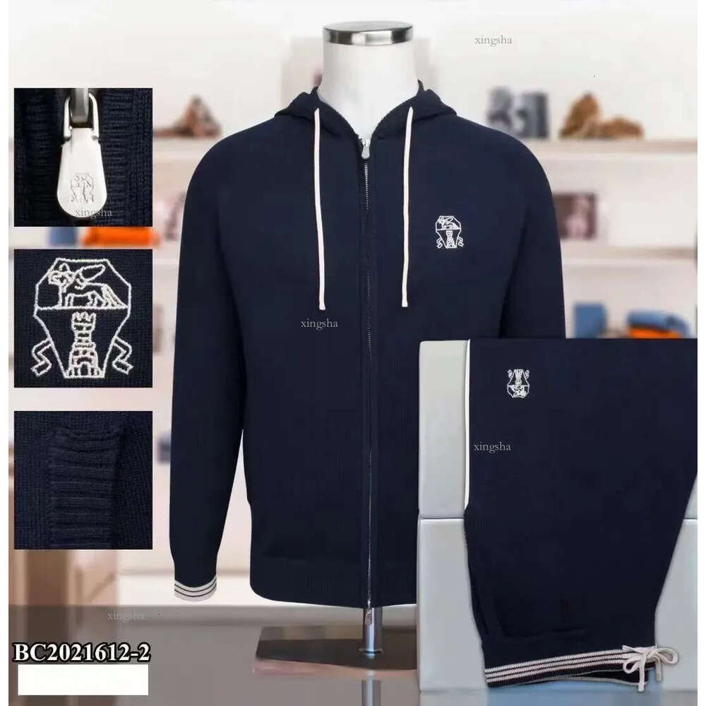 Mens Tracksuits BILLIONAIRE OECHSLI Sportswear set men cotton Fashion sports gentleman quality zipper outdoor embroidery M4XL 230419