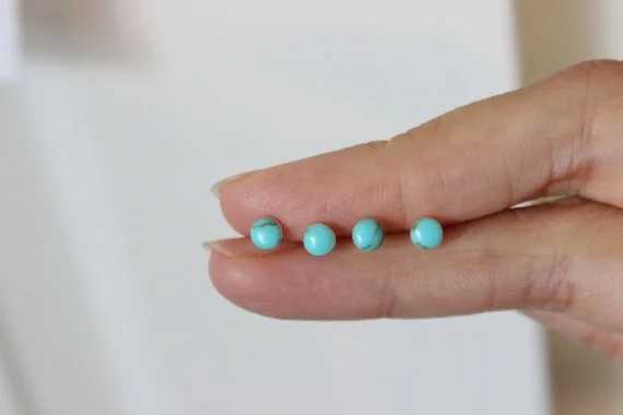 Sterling Silver Turquoise Stud Earrings Lapis lazuli earrings Moonstone studs earringsWhite pearl earringsX241023