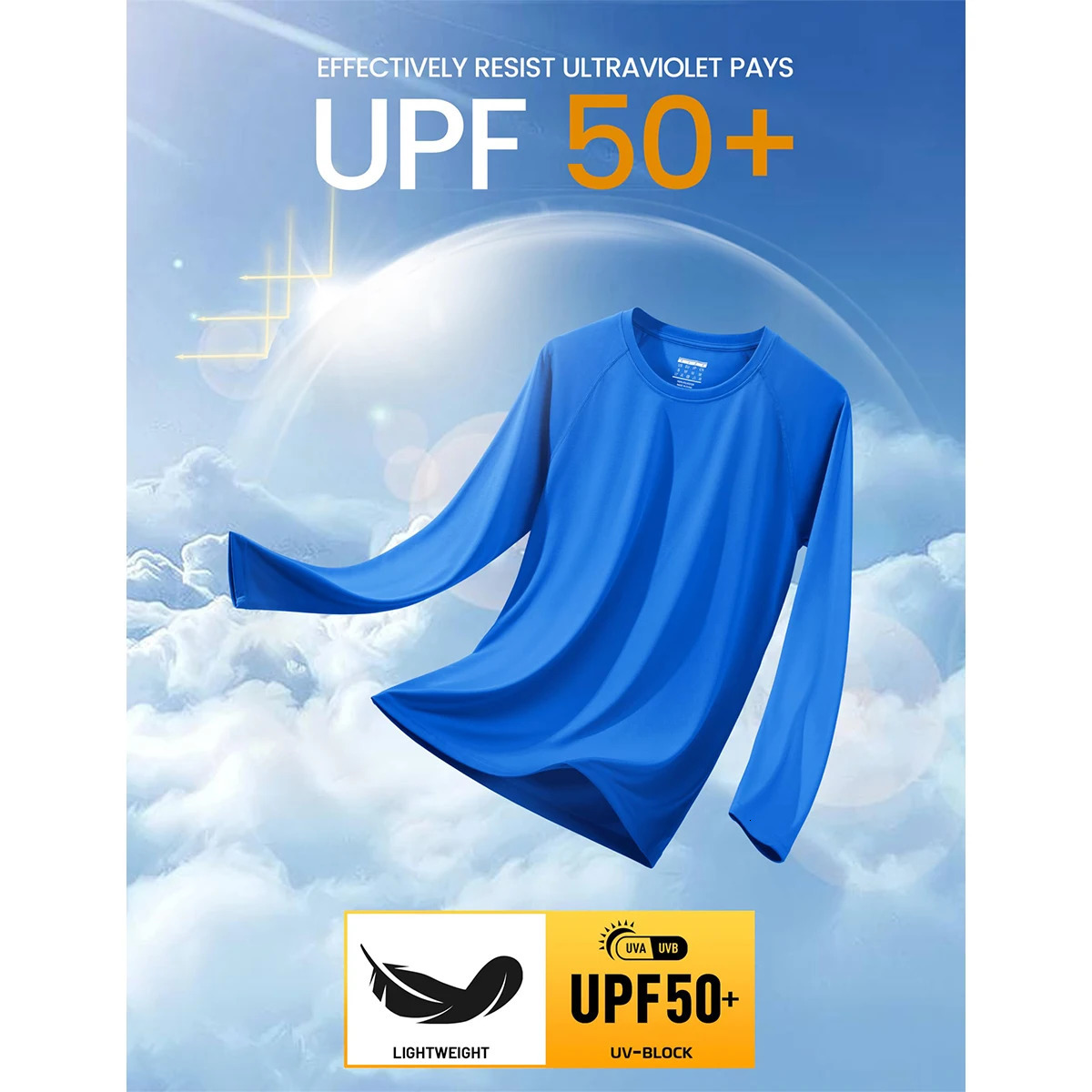Magcomsen Training Rush Protective Mens Sunscreen T-shirt Summer UPF 50Long Sleeve T-shirt Fast Drying Sports Performance T-shirt 241024