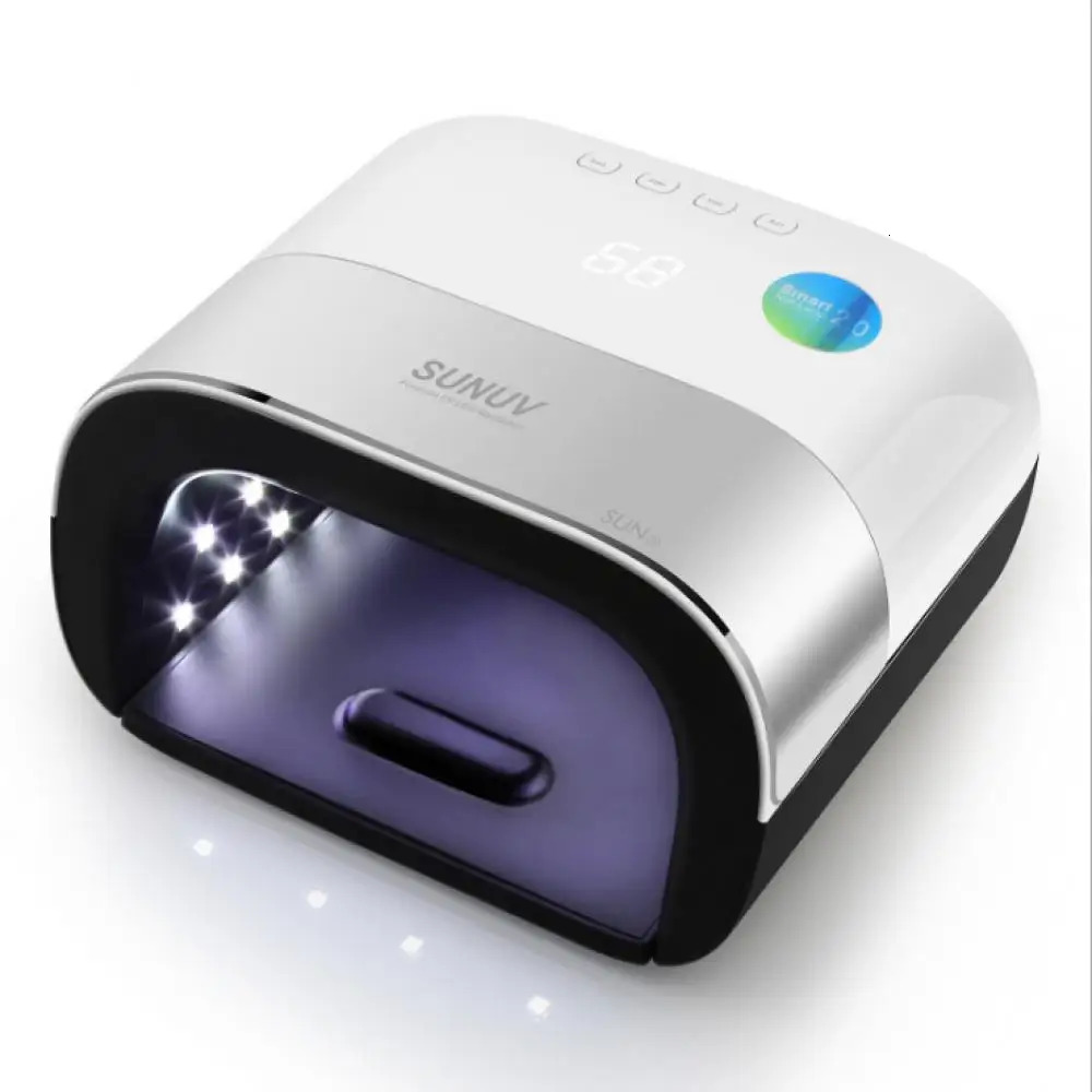 SUNUV SUN3 nail dryer intelligent 2.0 48W UV LED light nail and intelligent timer memory invisible digital timer display nail dryer 241023