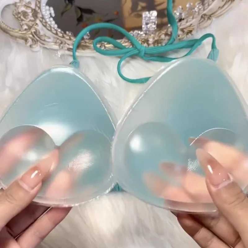 2pcs Silicone Bra Inserts Breast Pads Sticky Push-up Women Bra Cup Thicker Nipple Cover Patch Bikini Inserts for SwimsuitXJ2410