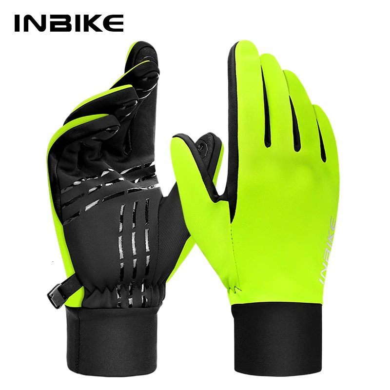 INBIKE Winter Cycling Gloves for Men Women Warm Fleece Biking Glove Riding Bicycle Waterproof Touchscreen Accessories 241024